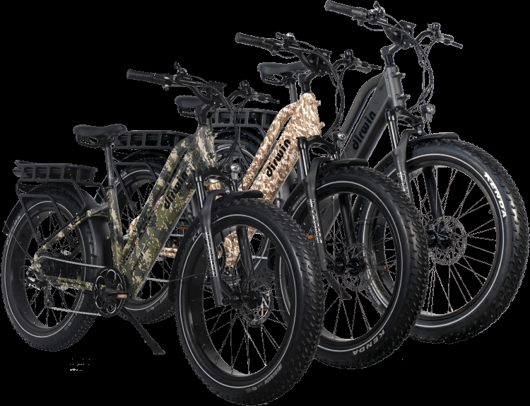 What allows Dirwin cargo bikes to carry up to 450 lbs?